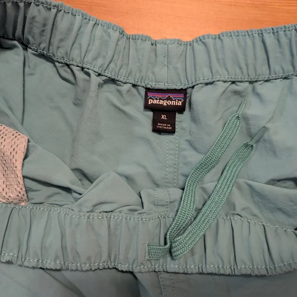 Patagonia Women's Athletic Shorts - Light Blue - Picture 4 of 4